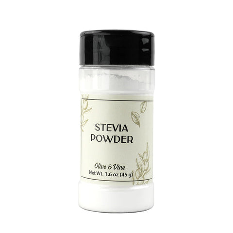 Olive & Vine Stevia Powder Sweet Flavor For Baking & Beverages Rich Tradition Authentic Taste For Global Recipes (3.6 Ounce)
