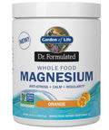 Garden of Life Dr. Formulated Whole Food Magnesium 419.5G Powder - Orange Chelated Non-Gmo Vegan Kosher Gluten & Sugar Free Supplement With Probiotics - Best For Anti-Stress Calm & Regularity