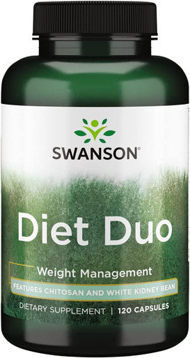 Swanson Diet Duo with White Kidney Bean 120 Capsules