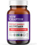 New Chapter Energy Supplement - Perfect Energy Multivitamin for Balanced Energy + Stress Support with B Vitamins + Vitamin D3 + Organic Non-GMO Ingredients - 96 c