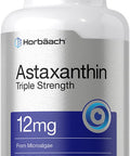 Astaxanthin 12mg | 120 Softgels | Triple Strength | Non-GMO & Gluten Free | by Horbaach