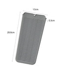 THE STYLE SUTRA Silicone Heat Resistant Mat Pouch for Curling Iron Hair Straightener Barber Gray| Hair Care & Styling | Straightening & Curling Irons
