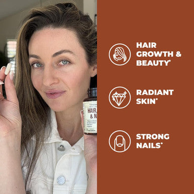 Biotin Hair, Skin & Nails Vitamins For Women & Men. Includes Vitamin C To Support Collagen. Supplements For Strong Hair, Radiant Skin & Nail Growth. Biotin & Folate Supplement For Women. 60 Capsules