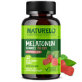 Naturelo Melatonin Gummies For Kids Non-Gmo Gluten-Free Soy Free - Strawberry Flavor - Gentle Sleep Supplement 60 Vegetarian Gummies