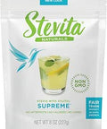 Stevita Stevia with Xylitol Supreme 8 oz Pouch AllNatural Stevia Extract Natural Sweetener No Calories NonGMO Vegan Kosher Keto Paleo Gluten Free ErythritolFree 227 Servings