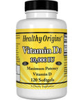 Healthy Origins Vitamin D3 - 10000 IU - 120 Softgels