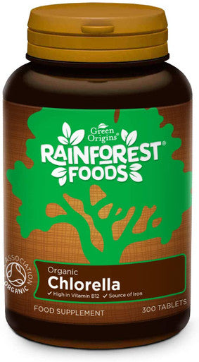 Rainforest Foods Organic Chlorella 300 Tablet