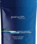 ProHealth Longevity Collagen Complete Powder - for People Over 40. 20g Multi Collagen. Hyaluronic Acid. for Joints, Bones, Hair, Skin, Muscles, Gut - 30 Servings