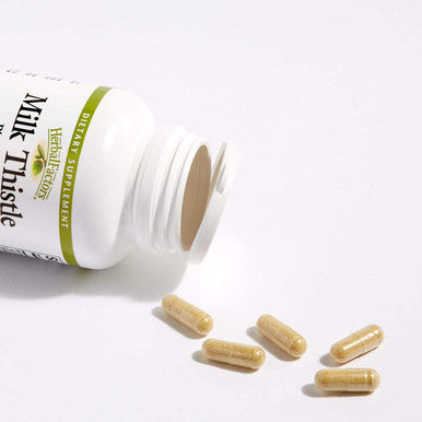 HerbalFactors by Natural Factors Milk Thistle Phytosome Promotes Healthy Liver Function with Dandelion and Turmeric 90 capsules 90 servings