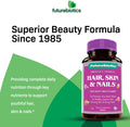 Futurebiotics Hair, Skin & Nails Beauty MultiVitamin with Biotin, Hair Vitamins and Skin Vitamins That Promote Healthy Hair and Nail, 180 Tablets