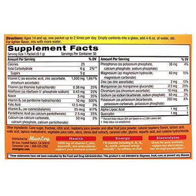 Emergen-C Raspberry 30 Packets
