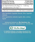 Bio Nutrition Inc Pre-Biotic Fiber - Llife-Oligo - 1400 Mg - 60 Vegetarian Capsules - Gluten Free - Improves Gut Health - Clinically Tested By