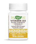 Nature'S Way Vitamin D3 Extra Strength, Sugar-Free, Chocolate Flavored, 90 Chewables