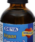 Deva Vegan Vitamins Liquid Omega 3 DHA EPA - 2 oz