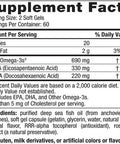 Nordic Naturals, Omega-3, Lemon, 1000 mg, 120 Soft Gels