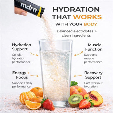 Electrolyte Mix | 1600mg+ Electrolytes w/Pink Himalayan Salt | No Sugar Added (20ct, Tangerine)