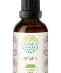 Alfalfa B60 Alcohol-Free Herbal Extract Tincture, Concentrated Liquid Drops Natural Alfalfa (Medicago Sativa) 2 fl oz