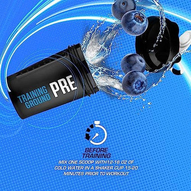 Efx Sports Training Ground Pre Workout Powderenergy & Muscle Pumpswith Hydromax Glycerol Citrulline Beta Alanine300Mg Caffeine20 Servings (Blueberry)