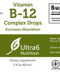 Vitamin B12 Drops. 90 Day Supply. Liquid B12 for Best Absorption - Methylcobalamin B12 Great for Energy. Sublingual B12 Drops