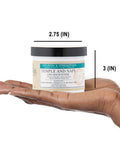 Dr. Miracle's Temple and Nape Gro Balm - For Healthy Hair Growth, Contains Wheat Protein, Aloe, Vitamin A, Vitamin D, Strengthens, Promotes Growth, 4 oz