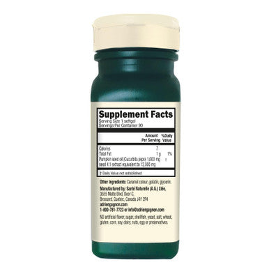 Adrien Gagnon - Pumpkin Seed Oil 1000 mg, for Bladder & Prostate Support - 90 Count