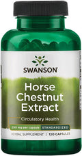 Swanson Horse Chestnut 22% Aescin (Standardized) 250 Milligrams 120 Capsules