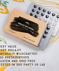 Shilajit Dry Drops - 60 Counts, 2 Month Supply, Original Siberian Shilajit, 100% Pure, Trace Minerals & Fulvic Acid