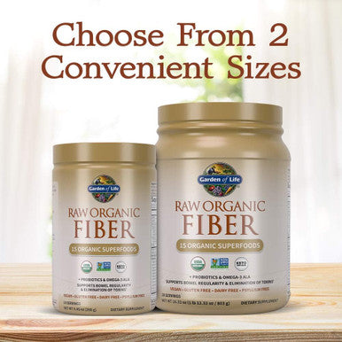 Garden of Life Raw Organic Superfood Fiber for Constipation Relief, 1.77 lbs (803g) Powder