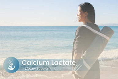 PURE ORIGINAL INGREDIENTS Calcium Lactate, (100 Capsules) Always Pure, No Additives Or Fillers, Lab Verified