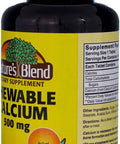 Nature's Blend Calcium Chewable Bavarian Cream 500 mg 100 Tabs