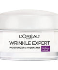 L'Oreal Paris Skincare Wrinkle Expert 55+ Anti-Aging Face Moisturizer with Calcium Non-Greasy Suitable for Sensitive Skin 1.7 fl; oz.