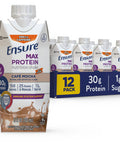 Ensure Max Protein Nutrition Shakes Variety Pack With 30G Of Protein & Max Protein Liquid Nutritional Shake With 30G Of Protein