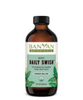 Banyan Botanicals Mint Daily Swish Organic Ayurvedic Pulling Oil with Coconut Oil Mouthwash for Fresh Breath and Sparkling Oral Health 8 oz