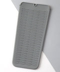 THE STYLE SUTRAÃƒâ€šÃ‚Â® Silicone Heat Resistant Mat Pouch for Curling Iron Hair Straightener Barber Gray| Hair Care & Styling | Straightening & Curling Irons
