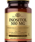 Solgar Inositol Vegetable Capsules 500 Mg 100 Count