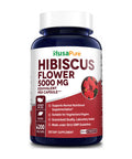 NusaPure Hibiscus Flower 5000 mg 200 Vegetarian Caps (Non-GMO & )