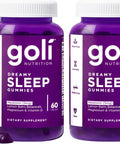 Goli Dreamy Sleep Gummy - 60 Count - Melatonin Vitamin D Magnesium And Lemon Balm Extract - Gelatin- Gluten- Vegan & Non-Gmo