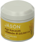 JASON Age Renewal Vitamin E 25,000 IU Moisturizing Crme, 4 Ounce Container (Pack of 2)