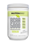 Nutrabio Bcaa 5000 Powder - Fermented Branched Chain Amino Acids For Muscle Growth & Recovery - Natural Flavors Sweeteners And Coloring Vegan Gluten Free - Unflavored 60 Servings