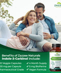 Zazzee High Absorption Indole-3-Carbinol (I3C), 200 Mg Per Capsule, 120 Vegan Capsules, 4 Month Supply, 5 Mg Bioperine For Enhanc
