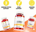 Vitauthority Vitamin D3 Gummies Best Tasting Vitamin D D3 Gummy Vitamins 60 Chews