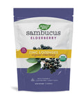 Natures Way Sambucus Organic Zinc Lozenges, Elderberry and Zinc Lozenges with Vitamin C, Certified Organic, Berry Flavored, 24 Lozenges