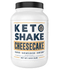 Left Coast Performance Cheesecake Keto Meal Replacement Shake [2lbs] - Low Carb Protein Powder Shake Mix High Fat with MCTs Collagen Peptides and Real USA Cream Cheese