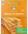 Annie's Organic Friends Bunny Grahams, Chocolate Chip, Chocolate, and Honey Baked Graham Snacks, 11.25 oz