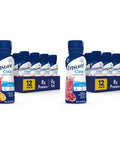 Ensure Clear Nutrition Drink 0G Fat 8G Protein Mixed Fruit & Blueberry Pomegranate Flavors 10 Fl Oz Pack Of 12
