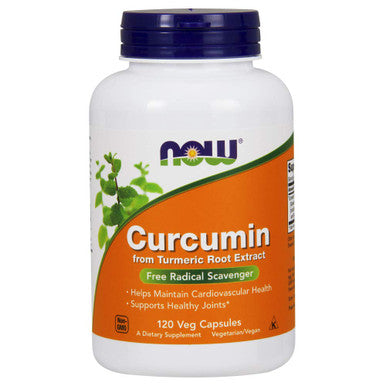 NOW Foods Turmeric Curcumin 120 Veg Capsules