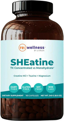 Reignite Wellness By Jj Virgin Sheatine Creatine Hcl, Taurine & Magnesium Glycinate 180 Capsules