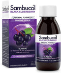 Sambucol Black Elderberry Syrup - Sambucus Elderberry Syrup, Black Elderberry Liquid, Immune Support, Elderberry Syrup For Kids And Adults, High Antioxidants, Gluten - Original Formula, 4 Fl Oz