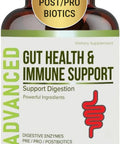Complete Gut Health For Women And Men With Probiotic, Prebiotic, Postbiotic & Digestive Enzymes For Leaky Gut Repair.Gut Support For Healthy Gut Lining, Digestion Health, Occasional Gas, And Bloating.