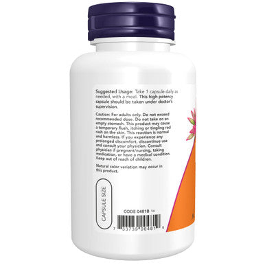 Now Foods Niacin (500 mg) -100 Capsules